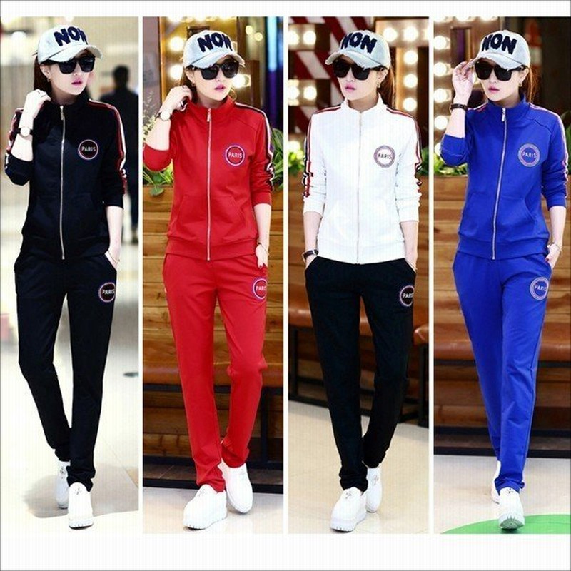 ジャージ上下 スウェット上下 レディース ジャージ セットアップ ランニングウェア スポーツウェア ルームウェア パジャマ 部屋着 長袖 レディース 秋冬f 698 通販 Lineポイント最大0 5 Get Lineショッピング