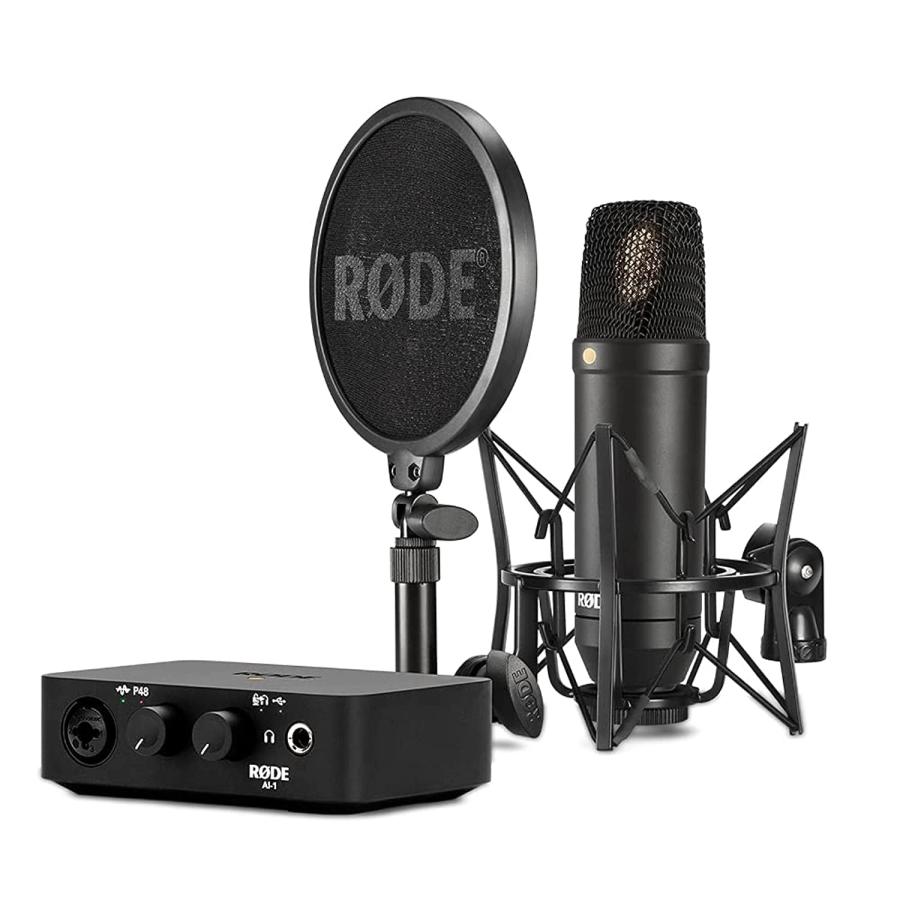 RODE Microphones ロードマイクロフォンズ NT1   AI-1 Complete Studio Kit コンデンサーマイク オーディオインターフェース セット NT1 AI1KIT