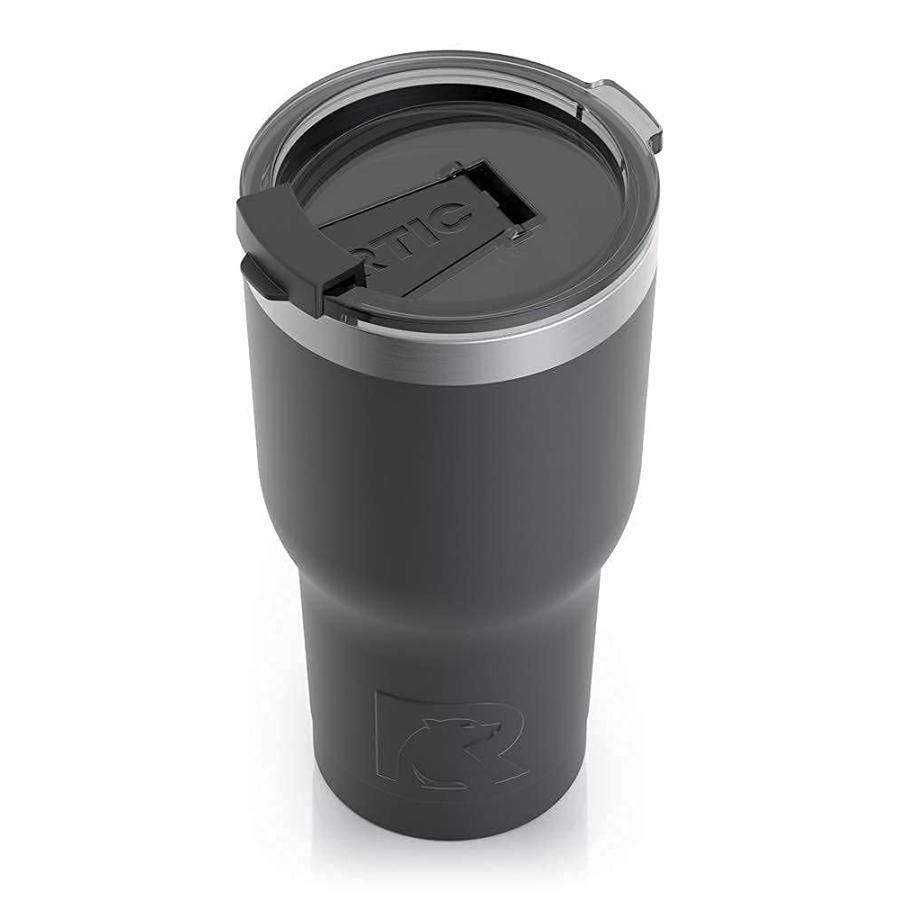 RTIC DOUBLE WALL VACUUM INSULATED TUMBLER, 20 OZ, BLACK