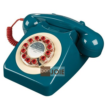 ::bonJOIE :: 746 Phone 1960's 經典懷舊復古電話機 (工業藍) 復古電話 經典電話 懷舊電話 復古風格 美式鄉村 設計師 桌上電話