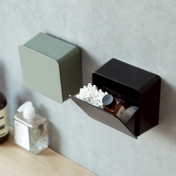 ABS壁掛式小物分隔收納盒-4色可選 白