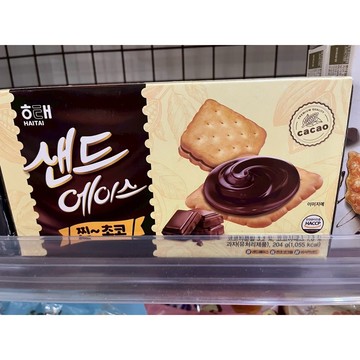 🇰🇷韓國 HAITAI 海太 濃厚巧克力夾心餅（Sand Ace 찐~초코）🍫