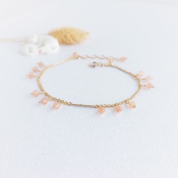 細緻金沙太陽石 x 14KGF手鍊