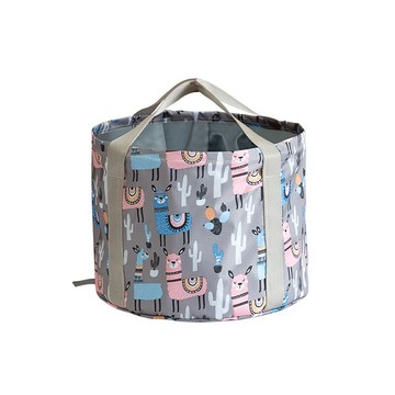 折疊泡腳袋 旅游折疊水盆水桶便攜戶外旅行洗臉盆冬保溫旅游泡腳桶洗衣泡腳袋 【CM3448】