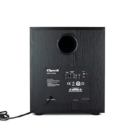 Klipsch Synergy Black Label Sub-120 12” Front-Firing Subwoofer with 200 Watts of continuous ＆ 400 watts of Dynamic Power, and Digital Amplifier for