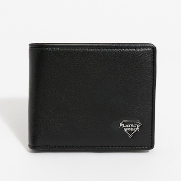 PLAYBOY - 短夾-附零錢袋 Refinement系列 - 黑色