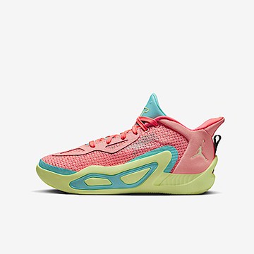 Nike Jordan Tatum 1 GS [DX5359-600] 大童 籃球鞋 運動 實戰 球鞋 檸檬汽水 粉