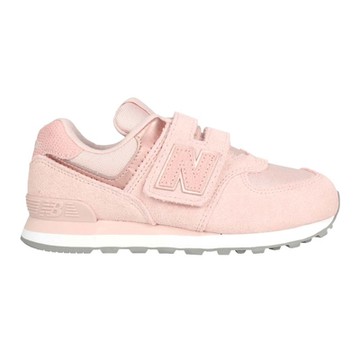 NEWBALANCE 女中童復古慢跑鞋-WIDE-574系列 N字鞋 NB PV574EP1 淺粉玫瑰金