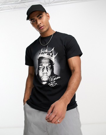 River Island short sleeve biggie t-shirt in black