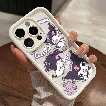 調皮庫洛米iPhone15蘋果13手機殼16promax防摔11磨砂12個性78軟殼