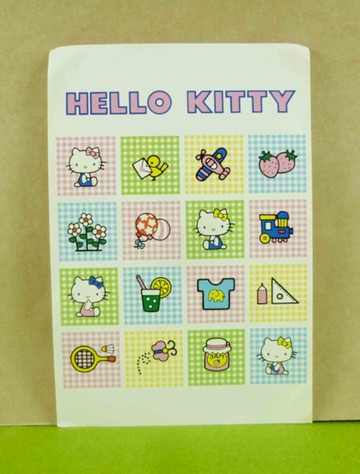 【震撼精品百貨】Hello Kitty 凱蒂貓~造型卡片-小格子