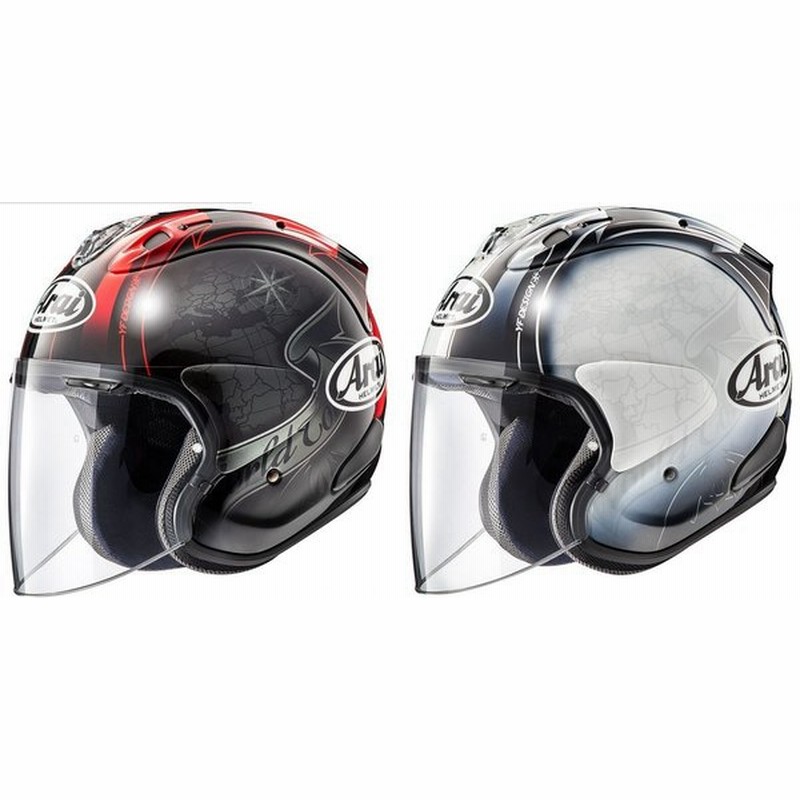 Arai アライヘルメット Vz Ram Harada Tour Black White オープンフェイスヘルメット ハラダツアー 黒 白 通販 Lineポイント最大0 5 Get Lineショッピング