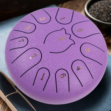 阿薩斯空靈鼓11音6寸初學者兒童便攜開班禮品禮物鋼舌鼓打擊樂器