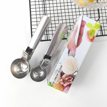 出口訂單  不銹鋼雪糕勺冰淇淋勺挖球器彈出式打球器