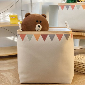 加厚布藝可束口被子衣服收納筐搬家棉被防塵袋宿舍家用大號收納桶