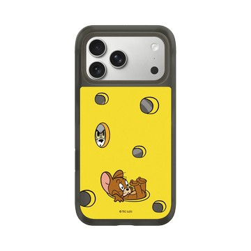 iPhone 17 Pro Max AirX 本質黑 - 湯姆貓與傑利鼠 Tom and Jerry - 起司追逐賽