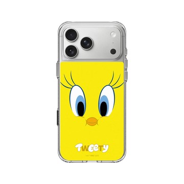 iPhone 17 Pro Max Clear Case（相機按鈕） 透明 - 樂一通 Looney Tunes - 大臉崔弟