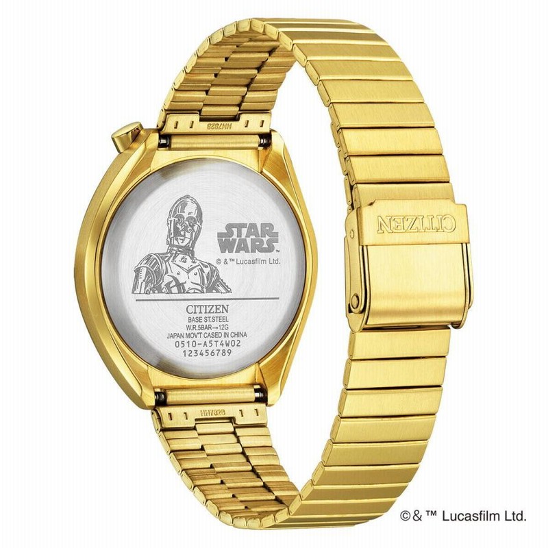 シチズン レコードレーベル ツノクロノ スター・ウォーズ 限定 C-3PO 