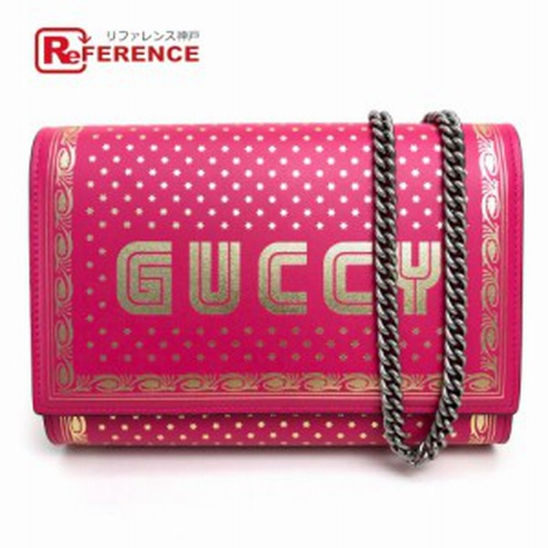 未使用 あす着 Gucci グッチ チェーンウォレット メンズ レディース 長財布 小銭入れあり ピンク 通販 Lineポイント最大1 0 Get Lineショッピング