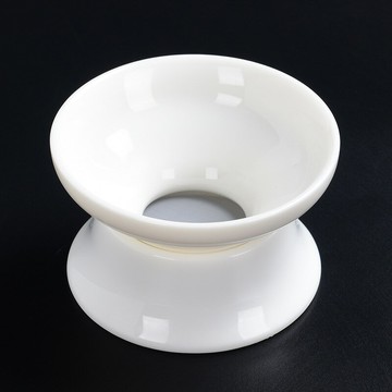 陶福氣 禪意德化白陶瓷茶漏 家用創意文學搭配白瓷過濾網茶過濾組
