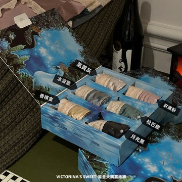 ✨【女士內褲7條禮盒裝】蕾絲拼接高腰內褲 無痕內褲女 蕾絲抗菌 高端禮盒裝 鎏金天鵝蠶絲褲 透氣中腰 蕾絲抗菌女士三角褲