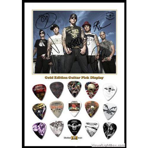 Avenged Sevenfold Gold ギターピック Display (Limited to 50)