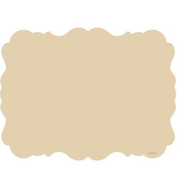 EXCELSA Chic 波紋餐墊  43.5cm  奶油黃  1個