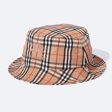 【逢甲 FUZZY】Supreme x Burberry Crusher 格紋 漁夫帽 SS22H26