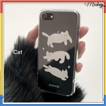 新款式手機殼.貓咪適用iPhone15手機殼14/13/蘋果16promax小眾X透明8P/12/11