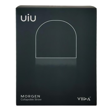 VIIDA UiU環保便攜吸管組 細 醫療級鉑金矽膠/316不鏽鋼材質 耐溫-30°C~250°C  1組