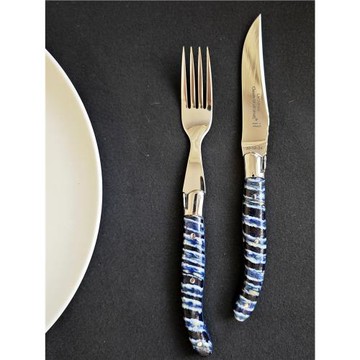 法國狼頭牌Laguiole牛排刀叉 西餐餐具套裝 鹿角羊角牛角限定系列