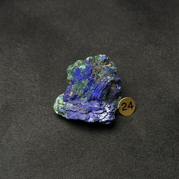 頂級 陽春 藍銅礦 原礦 附日本製展示盒  S26BD28-24