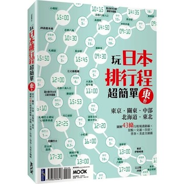 玩日本排行程超簡單【東卷】：東京．關東．中部．北海道．東北