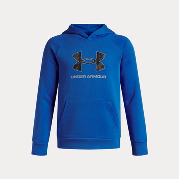 UA 男童 Rival Fleece 長袖帽T 人氣新品