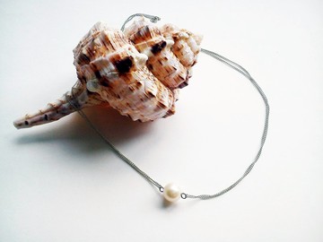 十六吋淡水珍珠項鍊100%自家設計系列-Sea Breeze