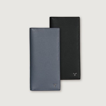 【免費升級送禮包裝】亞岱爾 12卡長夾-黑色/藍色/VA139W005