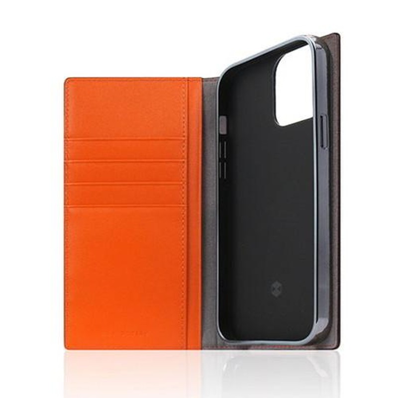 SLG Design Edition Calf Skin Leather Diary for iPhone 13 Pro 手帳