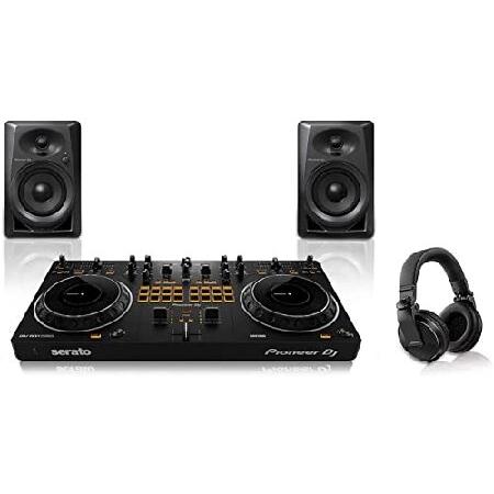 Pioneer Pro DJ Bundle with DDJ-REV1 DM-40 Set HDJ-X5 Headphones