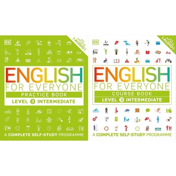 English for Everyone Practice Book Level 3+Course Book Level 3 英文入門練習本3級+課程用書3級