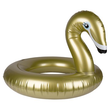 SWIM ESSENTIALS 造型游泳圈 天鵝  香檳金  1個