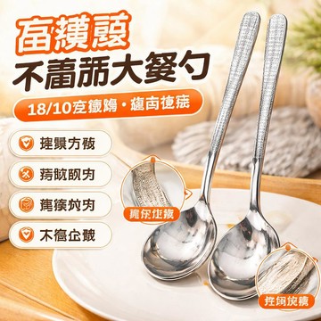 💥在臺24H💥含淚出!巨便宜日本錘紋18/10不銹鋼西餐勺主餐更喫飯勺子調羹湯勺