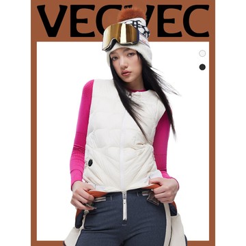 【官方正品】VECVEC滑雪電熱馬甲 石墨烯女馬甲 智能溫控三檔 自加熱內膽背心 防寒神器