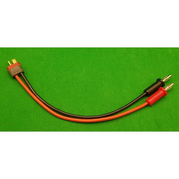 【車車共和國】T插 充電線 香蕉頭4mm  T插連接線  金插 充電線 採用14AWG耐熱矽膠線