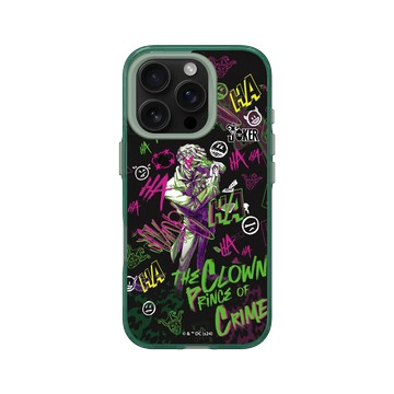 iPhone 16 Pro Clear 憂墨綠 - Joker - 小丑貼紙款