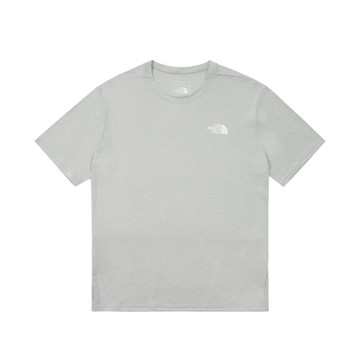 the north face 男 吸濕排汗短袖t恤灰色536q/短t/印花t/圓領t/休閒t