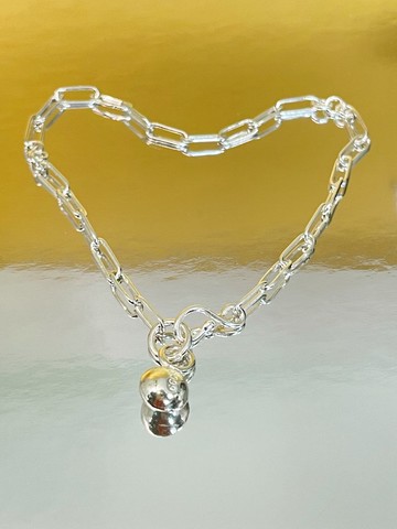 999純銀手鍊 手作銀飾 匠心打造 線寬3mm 長度可調