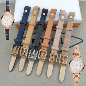 FOSSIL表帶U型口7 8MM適合ES3745ES3861es4026es3862es4340配件