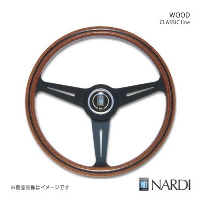 NARDI ナルディ ウッド ステアリング 外径360mm ホーンボタン-