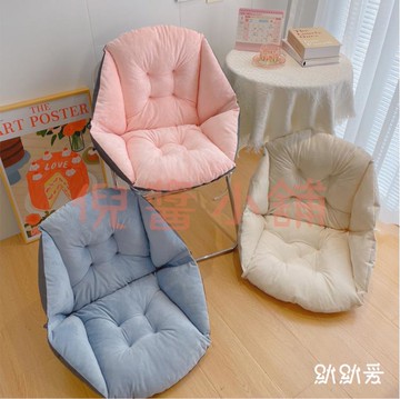 坐墊靠背一體靠墊辦公室久坐座墊宿舍學生椅子座椅護腰椅墊子坐墊【倪醬小鋪】