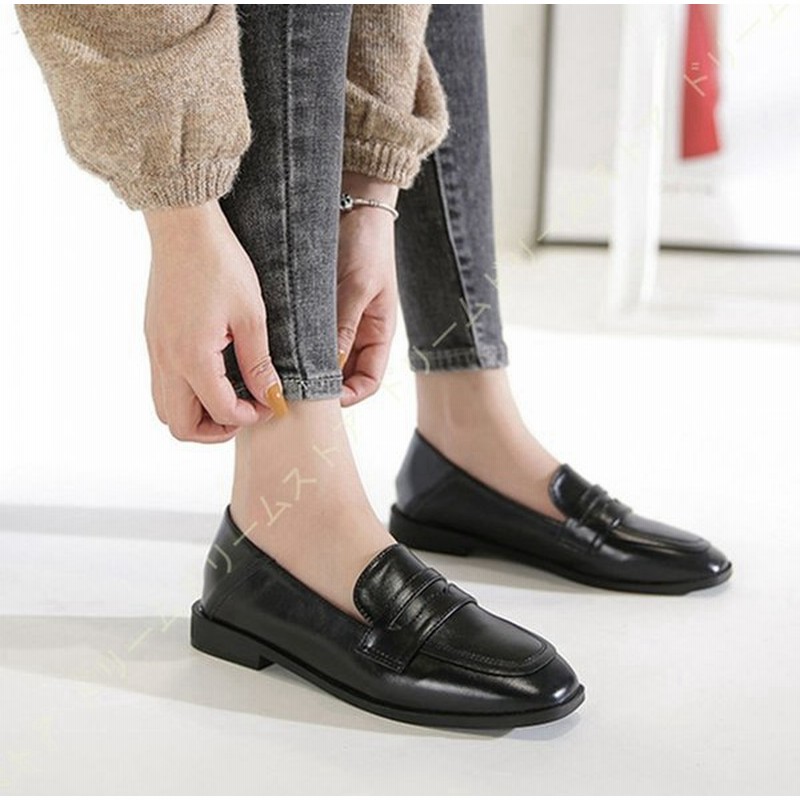 マニッシュシューズ おじ靴 レディース オックスフォードシューズ スクエアトゥ パンプス カレッジ風 レースアップ 通学 シューズ くつ ぺたんこ ローヒール 通販 Lineポイント最大0 5 Get Lineショッピング